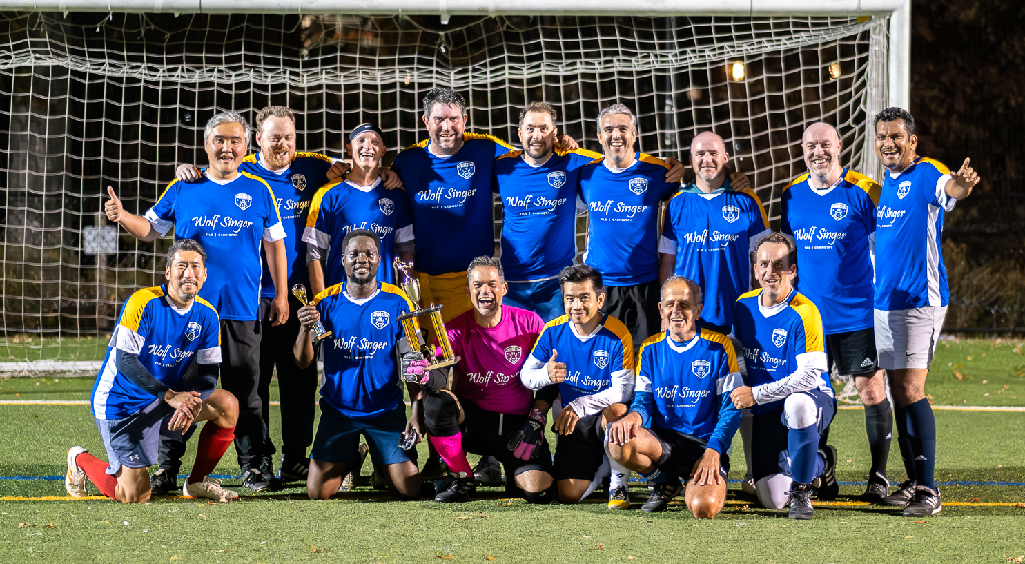 AckmanJ-100c Winning Team, Hawk Tuah United.
From Top left: Vladimir Odushpayak, Leo Venshtain, David Elgart, Ryan Patterson, Vander Bruzaferro, Carlos Ubrig, Andrew Rockoff, James Glynn, Vineet Agrawal.
Bottom row from left: David Jo, Ibrahim Muritala, Jon Stern, Ty Ong, Eli Mouallem, Brian Cohen. Not pictured: Abraham Mohan, Neal Heneghan, Hojin T. Joy.