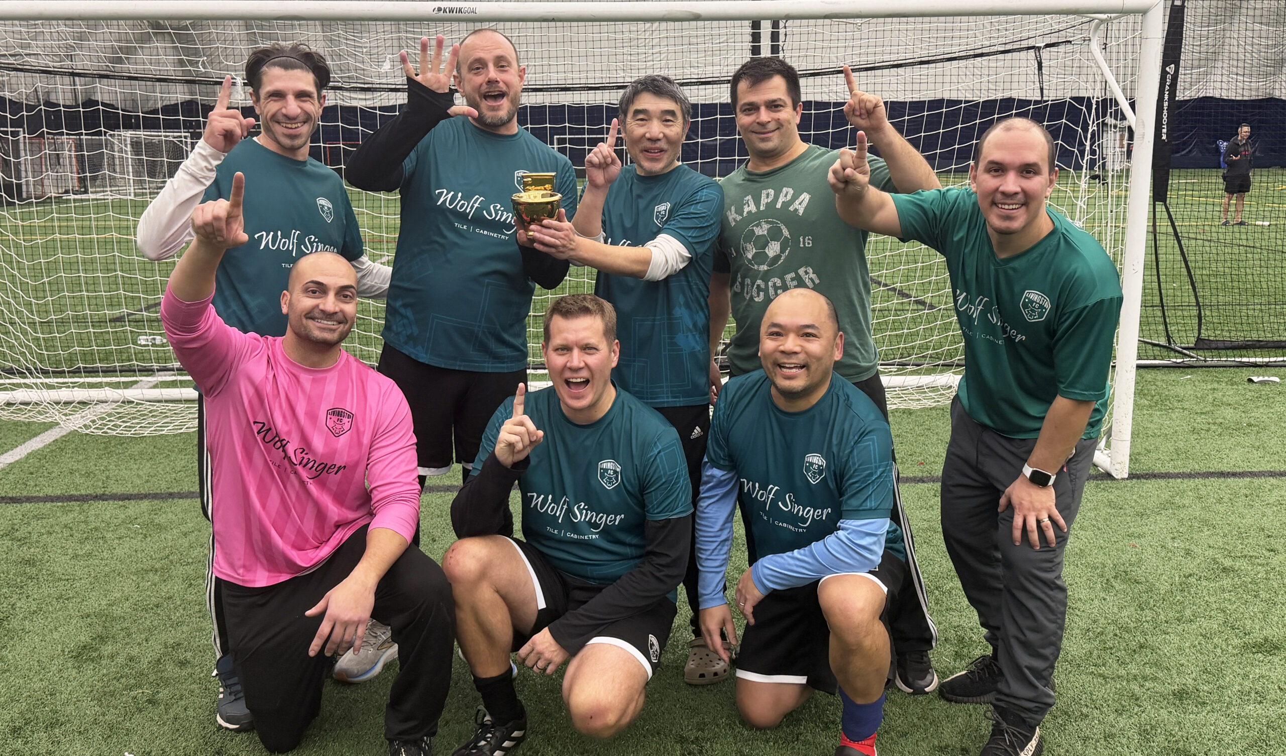 (Not in order) Charlie Lebioda, Christian Mantilla, Felice Donatiello, Henry Yuan, Joe Macaluso, John Acuna, Marc Buon, Mason Rockwell, Moti Yahav, Nate Wuebbels, Nick Ferreira, Nick Gennarelli, Saverio Minervini