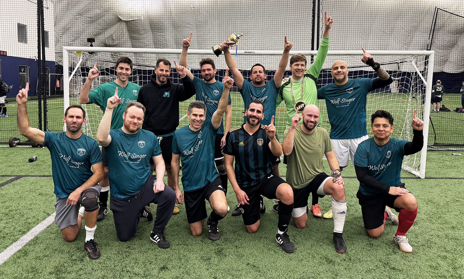 (Top row) Luca Gentile, Alex Mendelsohn, Jade Carter, Zev Svirsky, Chris Rice, Greg Lubin. (Bottom row) 
Jordan Straff, Leo Venshtain, Mark Nodelman, Phillip	Idarraga, Brian Downs, Luis Quispe. (Not pictured) Elliot Zibel








